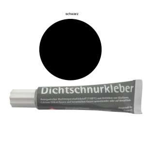 Hagos Dichtschnurkleber Hitzebeständiger Spezial Klebstoff 17ml schwarz