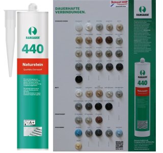 Ramsauer 440 Naturstein 1K Silicon Dichtstoff 310ml Kartusche