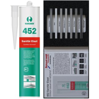 Ramsauer 452 Sanitär Elast 1K Silicon Dichtstoff 310ml Kartusche