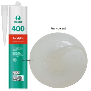 Ramsauer 400 Acrylglas transparent 1K Silicon Dichtstoff 310ml Kartusche