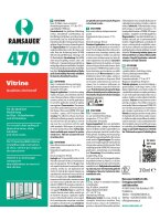 Ramsauer 470 Vitrine glasklar 1K Silicon Dichtstoff 310ml...