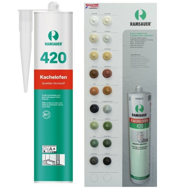 Ramsauer 420 Kachelofen 1K Acryl Dichtstoff 310ml Kartusche
