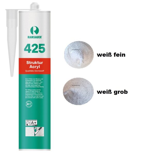Ramsauer 425 Struktur Acryl 1K Acryl Dichtstoff 310ml Kartusche