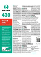 Ramsauer 430 Dreieckfase 1K Hybrid Dichtstoff 310ml...