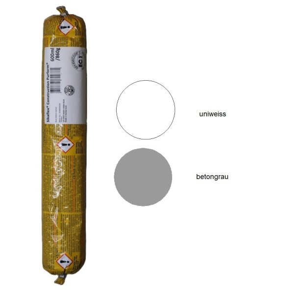 Sikaflex Construction 1K Polyurethan Dichtstoff 600ml Beutel