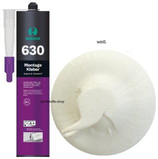 Ramsauer 630 1K Montage Acryl Kleber Klebstoff 400g Kartusche weiß