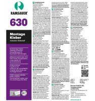 Ramsauer 630 1K Montage Acryl Kleber Klebstoff 400g...