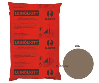 Ramsauer Fensterkitt 830 Leinölkitt 1.0 Kg Kleinpackung grau