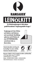 Ramsauer Fensterkitt 830 Leinölkitt 1.0 Kg Kleinpackung grau