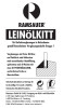 Ramsauer Fensterkitt 830 Leinölkitt 1.0 Kg Kleinpackung grau