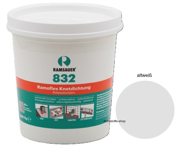 Ramsauer Knetmasse 832 Ramoflex Knetdichtung 1kg Eimer
