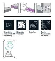 Ramsauer 620 1K PU Konstruktions Kleber Klebstoff Rapid 470g Kartusche