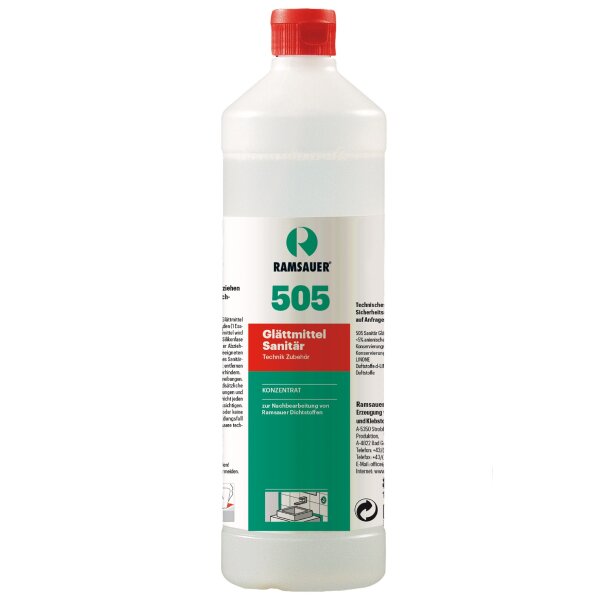 Ramsauer Dichtstoff Glättmittel 505 Sanitär Konzentrat 1000ml Flasche