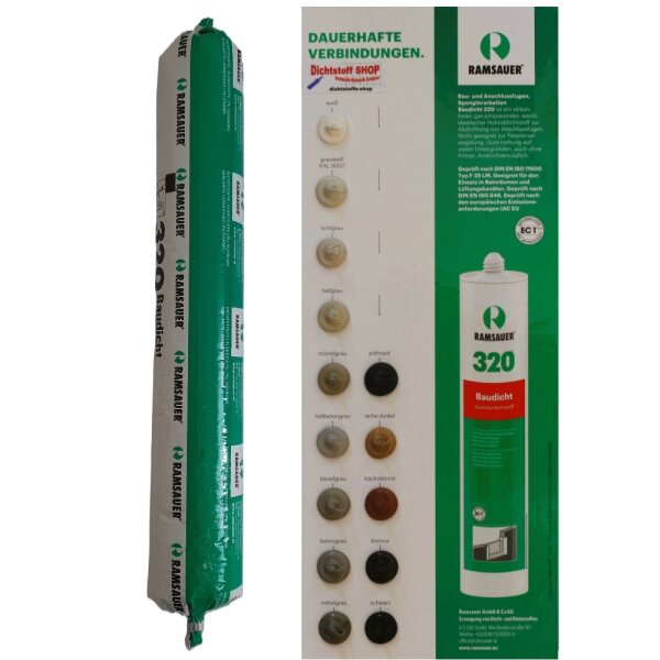 Ramsauer 320 Baudicht 1K Hybrid Dichtstoff 600ml Folienbeutel