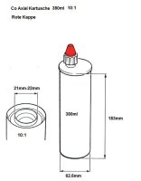 Sulzer MK H285SM 2K Klebstoffpistole 380ml 10:1 Koaxial...