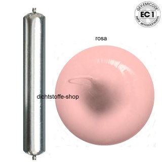 Ramsauer 490 Glasleistenfüller rosa 1K Silicon Dichtstoff 400ml Beutel