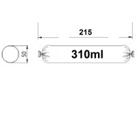 COX AirFlow 2 Sachet 310ml Beutel-Druckluftpistole