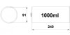 COX PowerFlow 1000 CS 12:1 1000ml Kartuschen Dichtstoffpistole