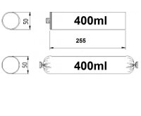COX UltraFlow Combi Sachet 25:1 400ml Kartuschen-Beutel...