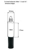COX 2K Klebstoff Dosierpistole CCM 310X 150ml - 330ml 1:1 Koaxialkartusche