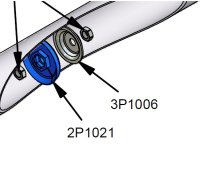 COX Ersatzteil 3P 1006 Steel Plunger Metallkolben Kartuschen Druckplatte