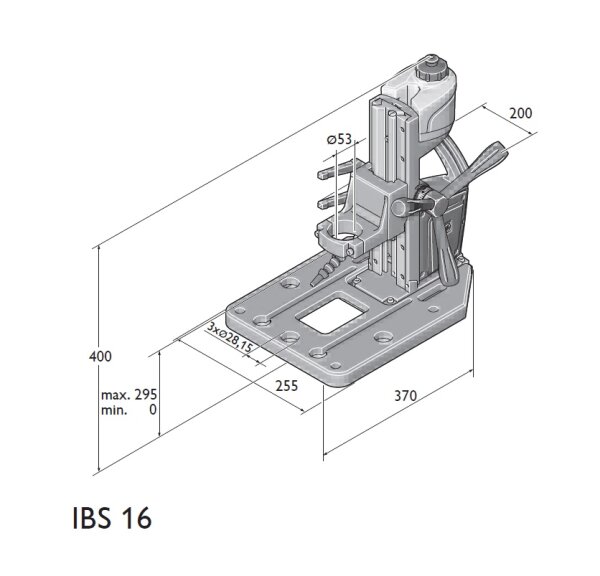 Fein Bohrständer IBS 16 bis 16 mm Bohrkapazität