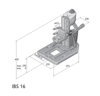 Fein Bohrständer IBS 16  bis 16 mm Bohrkapazität