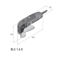 Fein Elektro Metall Blechschere BLS 1.6 E bis 1.6mm