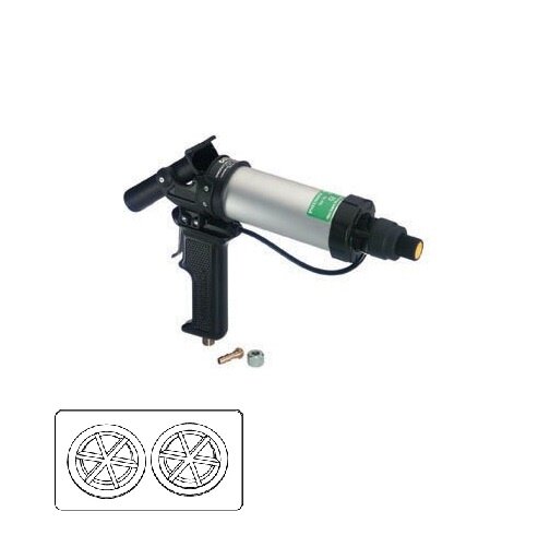 COX CBA 25 2K Druckluft Dosierpistole 50ml 1:1 Mixpac Kartusche