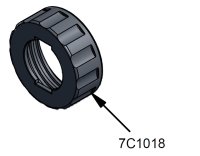 COX Ersatzteil 7C 1018 2 Start Machined Cap Überwurfkopf vorne