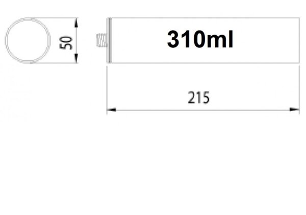 MK H14RS 310ml Kartuschen Dichtstoff Klebstoff Fugenpistole 
