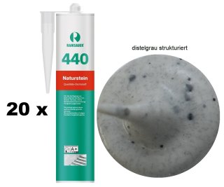 distelgrau strukturiert