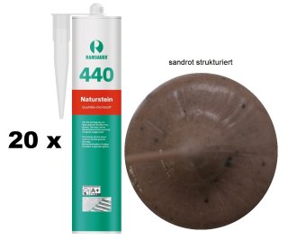 sandrot strukturiert