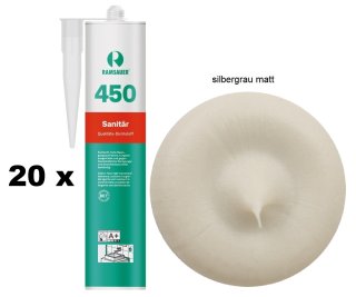Silbergrau matt