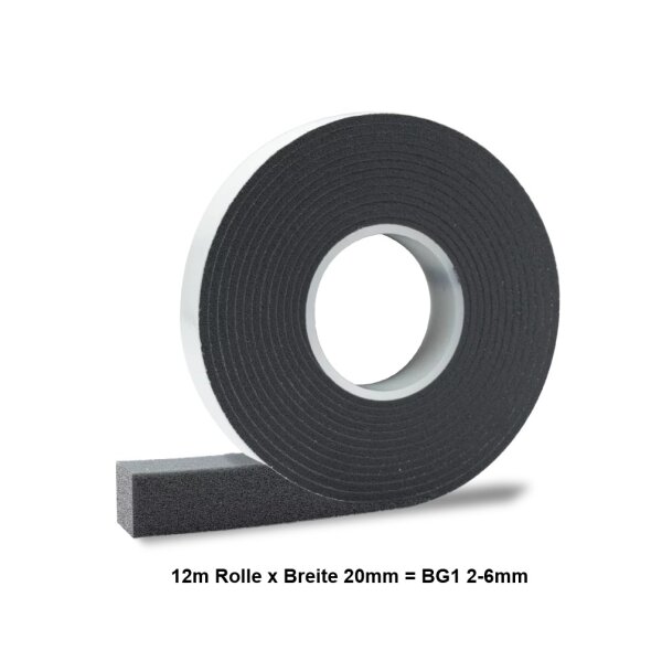 12m x 20mm x 2mm Fuge BG1 2-6mm