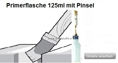 Dichtstoff-Klebstoff Primerflasche mit Pinsel