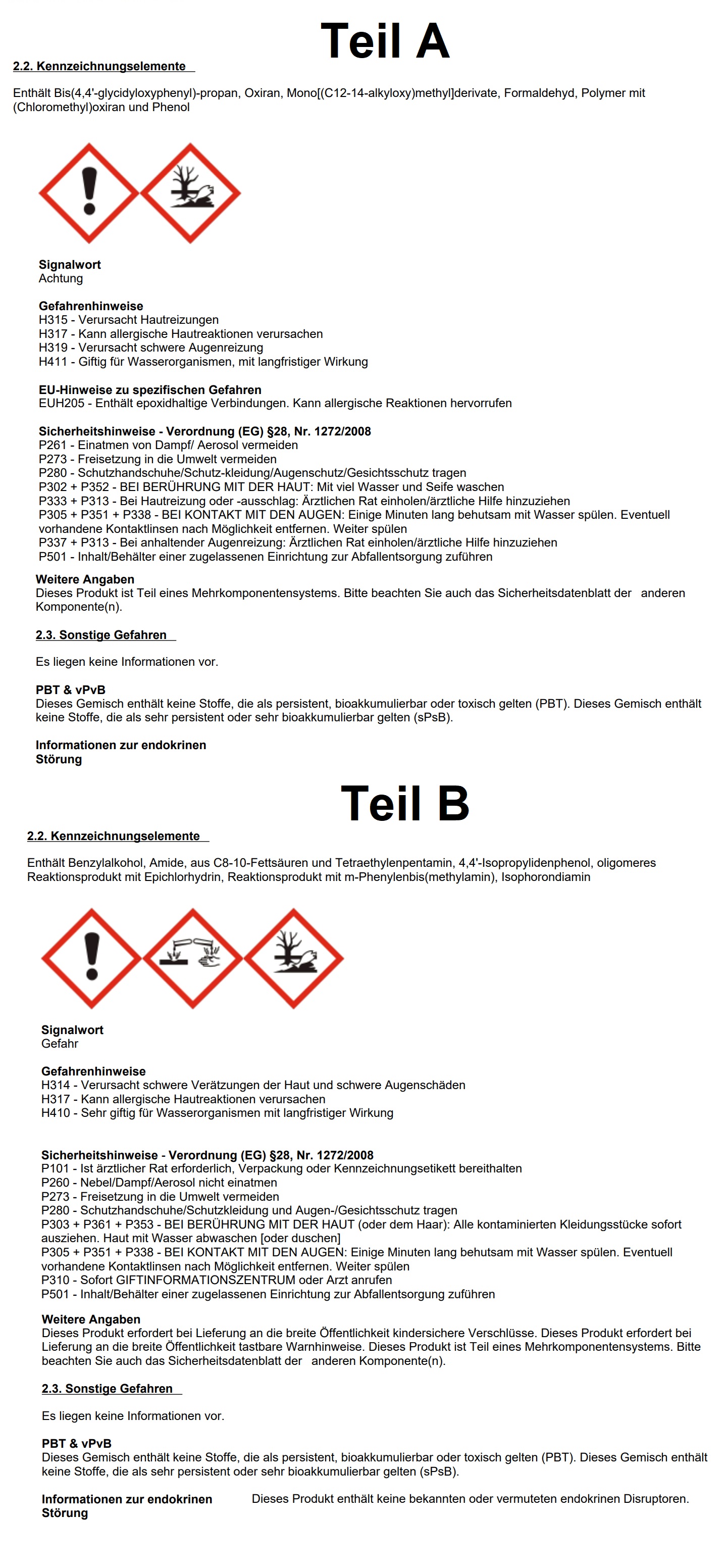 Bostik Tec E706 X-Coat 2K Multi Epoxidharz Beschichtung 10.5Kg Gebinde Teil  A+B